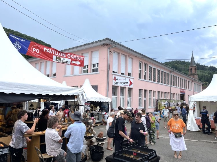 Blick auf die Messe Mineral&Gem 2026 in Sainte-Marie-Aux Mines